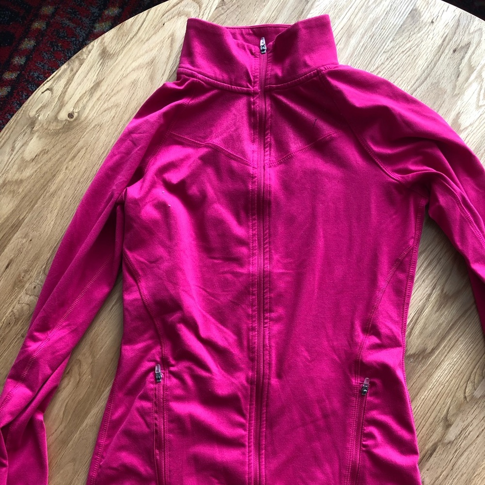 Zip up work out top